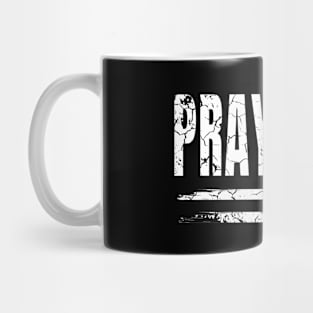 The Prayer Flag Nation distressed Mug